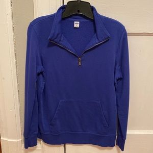 Blue Quarter Zip
